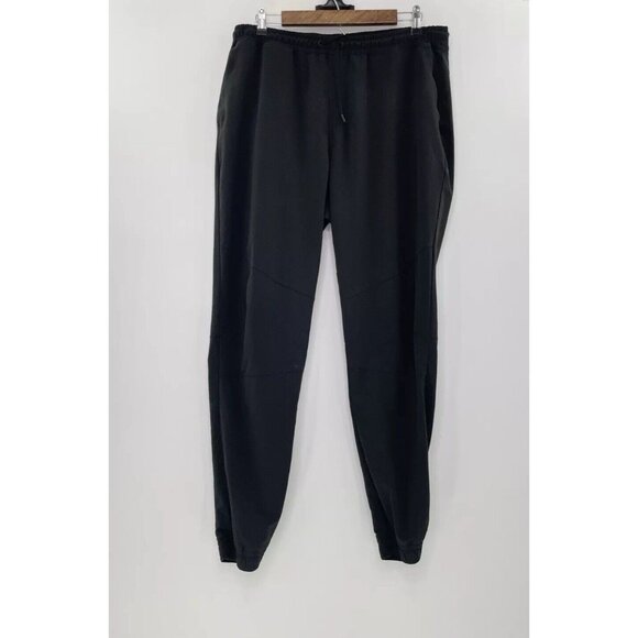 MEC Pants‎ Men’s Black Joggers Sz L Track Hiking Gorpcore (33x30) FLAW - Picture 1 of 11